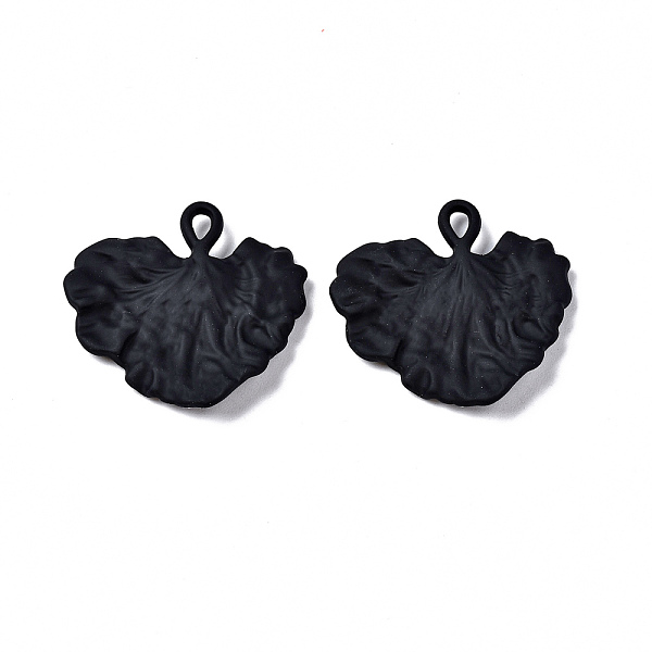 PandaHall Spray Painted Alloy Pendants, Cadmium Free & Lead Free, Gingko Leaf, Black, 27.5x29.5x3.5mm, Hole: 2mm Alloy Leaf Black
PandaHall Spray Painted Alloy Pendants, Cadmium Free & Lead Free, Gingko Leaf, Black, 27.5x29.5x3.5mm, Hole: 2mm Alloy Leaf Black