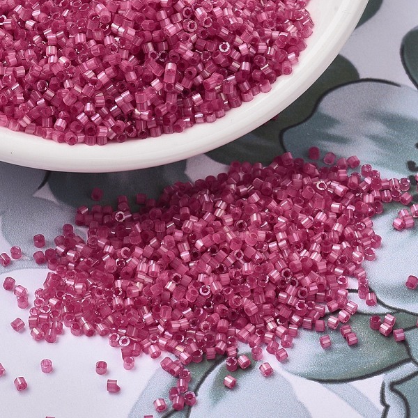 PandaHall MIYUKI Delica Beads, Cylinder, Japanese Seed Beads, 11/0, (DB1807) Dyed Rose Silk Satin, 1.3x1.6mm, Hole: 0.8mm, about..., Purple
PandaHall MIYUKI Delica Beads, Cylinder, Japanese Seed Beads, 11/0, (DB1807) Dyed Rose Silk Satin, 1.3x1.6mm, Hole: 0.8mm, about..., Purple