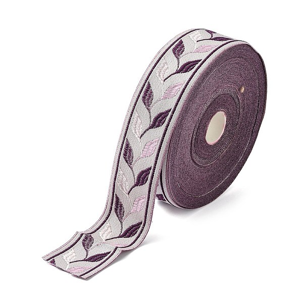 PandaHall Embroidery Polyester Ribbon, Jacquard Ribbon, Garment Accessories, Leaf Pattern, Pale Violet Red, 1-3/8 inch(35mm), 25 yards/roll...
PandaHall Embroidery Polyester Ribbon, Jacquard Ribbon, Garment Accessories, Leaf Pattern, Pale Violet Red, 1-3/8 inch(35mm), 25 yards/roll...
