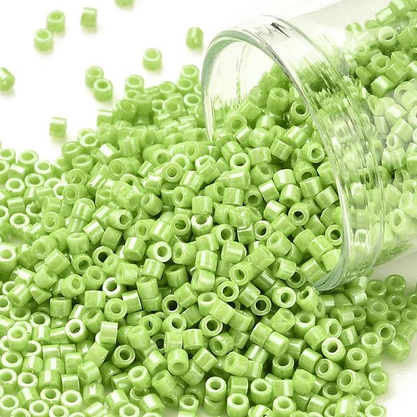 PandaHall Cylinder Seed Beads, Opaque Colours Luster, Uniform Size, Green Yellow, 2x1.5mm, Hole: 0.8mm, about 888pcs/10g Glass
PandaHall Cylinder Seed Beads, Opaque Colours Luster, Uniform Size, Green Yellow, 2x1.5mm, Hole: 0.8mm, about 888pcs/10g Glass