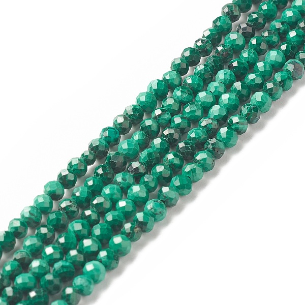 PandaHall Natural Malachite Beads Strands, Faceted, Round, 3mm, Hole: 0.5mm, about 132pcs/strand, 15.35 inch(39cm) Malachite Round
PandaHall Natural Malachite Beads Strands, Faceted, Round, 3mm, Hole: 0.5mm, about 132pcs/strand, 15.35 inch(39cm) Malachite Round