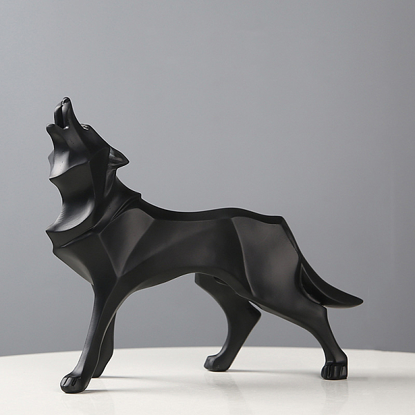 PandaHall Resin Crafts Wolf Statue, for Home Office Cabinet Deaktop Decoration, Black, 85x220x195mm Resin Wolf Black
PandaHall Resin Crafts Wolf Statue, for Home Office Cabinet Deaktop Decoration, Black, 85x220x195mm Resin Wolf Black
