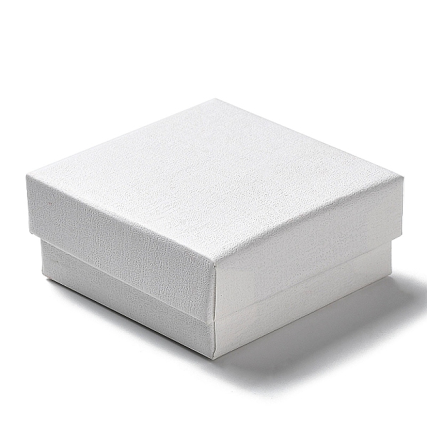 PandaHall Cardboard Jewelry Set Boxes, with Sponge Inside, Square, White, 7.2x7.25x3.2cm Paper Square White
PandaHall Cardboard Jewelry Set Boxes, with Sponge Inside, Square, White, 7.2x7.25x3.2cm Paper Square White