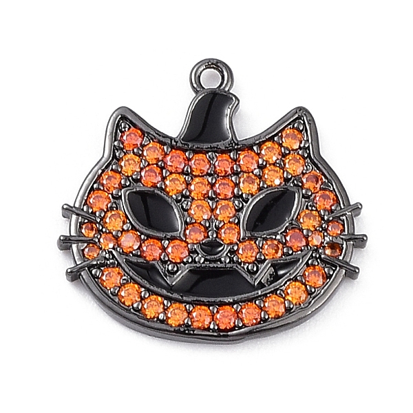 PandaHall Rack Plating Brass Cubic Zirconia Pendants, Lead Free & Cadmium Free, Cat Charm, Gunmetal, 19.5x20x1.7mm, Hole: 1.2mm Brass+Cubic..., Orange
PandaHall Rack Plating Brass Cubic Zirconia Pendants, Lead Free & Cadmium Free, Cat Charm, Gunmetal, 19.5x20x1.7mm, Hole: 1.2mm Brass+Cubic..., Orange
