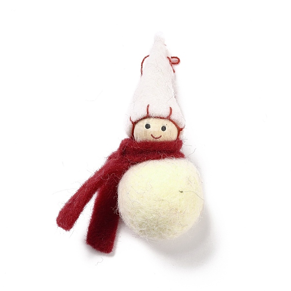 PandaHall Christmas Theme Wool Felt Display Decorations, Snowman with Scarf, Cornsilk, 33x33x98mm Fibre Snowman Gold
PandaHall Christmas Theme Wool Felt Display Decorations, Snowman with Scarf, Cornsilk, 33x33x98mm Fibre Snowman Gold