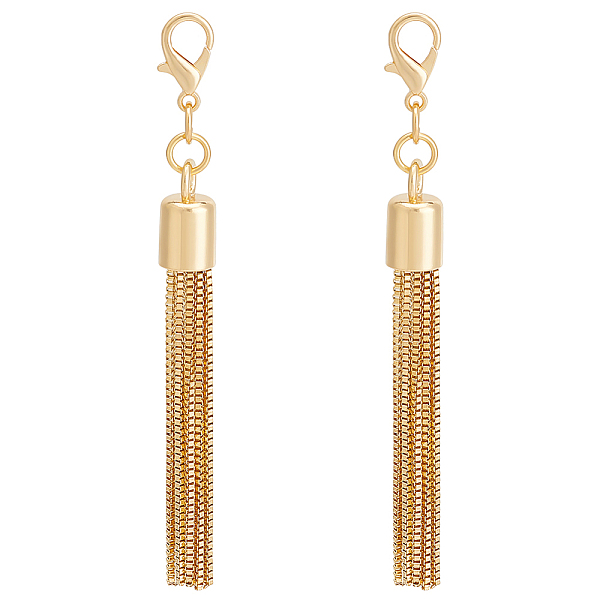 PandaHall UNICRAFTALE 2pcs Alloy Keychain Tassel Chain Charm Light Gold Tassel Pendants with Lobster Clasp Handbag and Chain Tassel Charm...
PandaHall UNICRAFTALE 2pcs Alloy Keychain Tassel Chain Charm Light Gold Tassel Pendants with Lobster Clasp Handbag and Chain Tassel Charm...