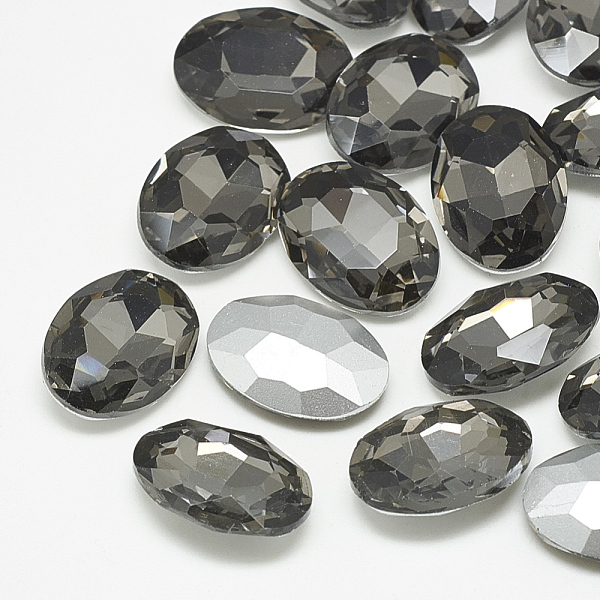 PandaHall Pointed Back Glass Rhinestone Cabochons, Back Plated, Faceted, Oval, Black Diamond, 10x8x4mm Glass Rhinestone Oval Black
PandaHall Pointed Back Glass Rhinestone Cabochons, Back Plated, Faceted, Oval, Black Diamond, 10x8x4mm Glass Rhinestone Oval Black