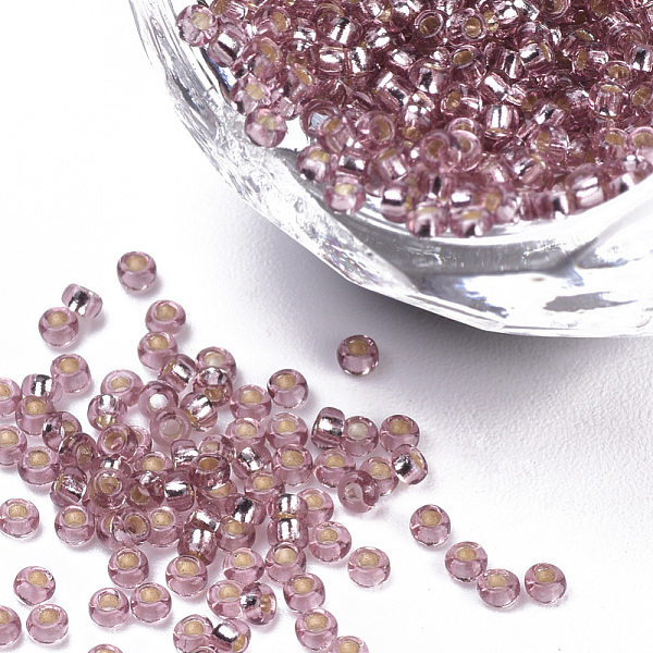 PandaHall Silver Lined Glass Seed Beads, Round, Rosy Brown, 1.5~2x1mm, Hole: 0.6mm, about 120000pcs/bag, about 450g/bag Glass Brown
PandaHall Silver Lined Glass Seed Beads, Round, Rosy Brown, 1.5~2x1mm, Hole: 0.6mm, about 120000pcs/bag, about 450g/bag Glass Brown