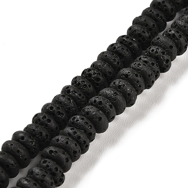 PandaHall Natural Lava Rock Dyed Beads Strands, Rondelle, Black, 6x3mm, Hole: 1.2mm, about 58pcs/strand, 7.87 inch(20cm) Lava Rock Rondelle...
PandaHall Natural Lava Rock Dyed Beads Strands, Rondelle, Black, 6x3mm, Hole: 1.2mm, about 58pcs/strand, 7.87 inch(20cm) Lava Rock Rondelle...