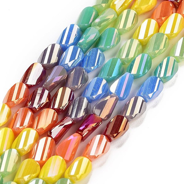 PandaHall Electroplate Glass Beads Strands, Faceted, Teardrop, Mixed Color, 7.5x4.5x3.5mm, Hole: 1mm, about 28pcs/strand, 7.83 inch(19.9cm)..., Multicolor
PandaHall Electroplate Glass Beads Strands, Faceted, Teardrop, Mixed Color, 7.5x4.5x3.5mm, Hole: 1mm, about 28pcs/strand, 7.83 inch(19.9cm)..., Multicolor