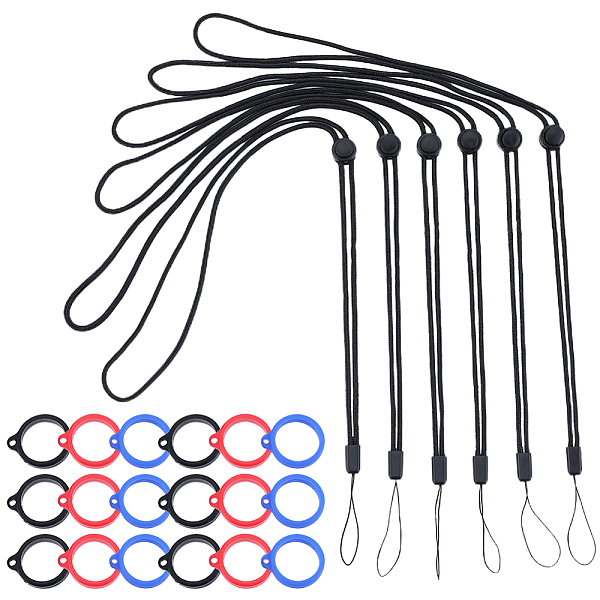 PandaHall Gorgecraft 6Pcs Adjustable Polyester Neck Lanyard, for Pen, Phone, Badge Holder, with 60Pcs 3 Colors Silicone Pendant, Mixed Color..., Multicolor
PandaHall Gorgecraft 6Pcs Adjustable Polyester Neck Lanyard, for Pen, Phone, Badge Holder, with 60Pcs 3 Colors Silicone Pendant, Mixed Color..., Multicolor