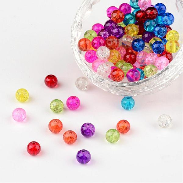 PandaHall Mixed Crackle Glass Beads, Round , 6mm, Hole:1.3~1.6mm Glass Round Multicolor
PandaHall Mixed Crackle Glass Beads, Round , 6mm, Hole:1.3~1.6mm Glass Round Multicolor