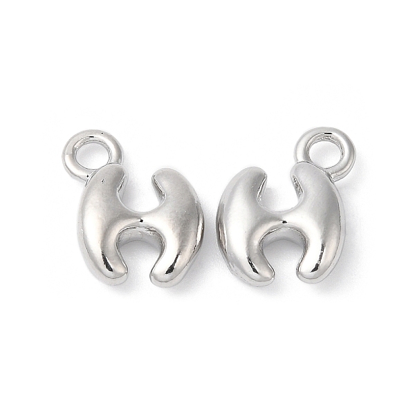 PandaHall Brass Charms, Real Platinum Plated, Letter H, 12x9.5x3.5mm, Hole: 2.5mm Brass Letter H
PandaHall Brass Charms, Real Platinum Plated, Letter H, 12x9.5x3.5mm, Hole: 2.5mm Brass Letter H