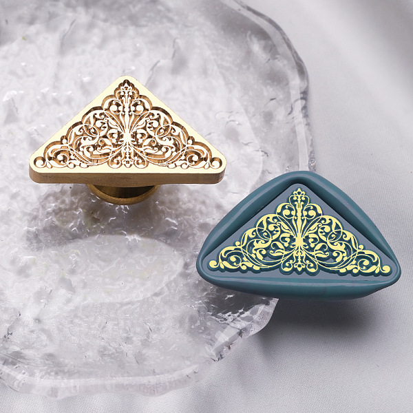 PandaHall Golden Plated Triangle Shaped Wax Seal Brass Stamp Head, for Wax Seal Stamp, Flower, 27.5x33x14mm, Hole: 7mm Brass Flower
PandaHall Golden Plated Triangle Shaped Wax Seal Brass Stamp Head, for Wax Seal Stamp, Flower, 27.5x33x14mm, Hole: 7mm Brass Flower