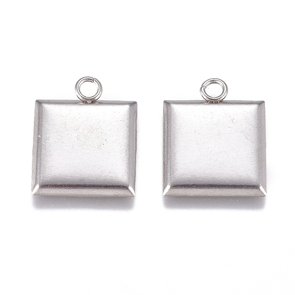 PandaHall 304 Stainless Steel Pendants, Square, Stainless Steel Color, 13.5x11x1mm, Hole: 1.8mm 304 Stainless Steel Square
PandaHall 304 Stainless Steel Pendants, Square, Stainless Steel Color, 13.5x11x1mm, Hole: 1.8mm 304 Stainless Steel Square