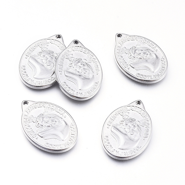 PandaHall 304 Stainless Steel Pendants, Oval with Word, Stainless Steel Color, 23x15.5x2.5mm, Hole: 1.5mm 304 Stainless Steel Oval
PandaHall 304 Stainless Steel Pendants, Oval with Word, Stainless Steel Color, 23x15.5x2.5mm, Hole: 1.5mm 304 Stainless Steel Oval