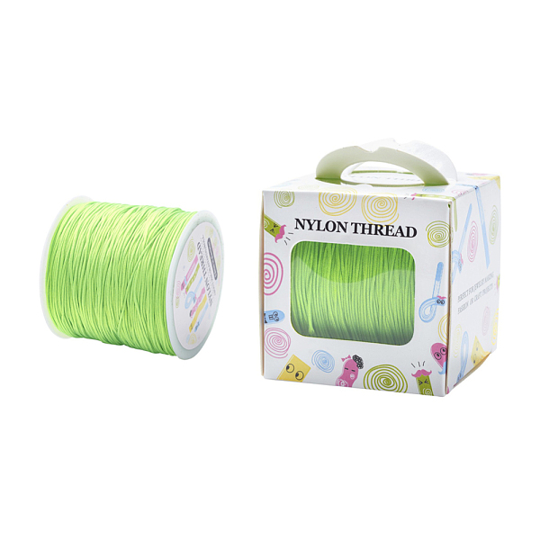 PandaHall Nylon Thread, Lime, 0.8mm, about 98.43yards/roll(90m/roll) Nylon Green
PandaHall Nylon Thread, Lime, 0.8mm, about 98.43yards/roll(90m/roll) Nylon Green