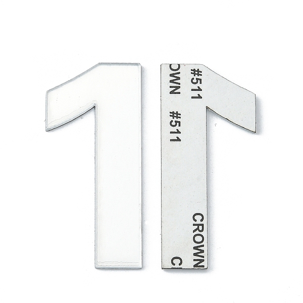 PandaHall Acrylic Mirror Wall Stickers, with Adhesive Back, Number, Silver, Num.1, 48mm Acrylic Number Silver
PandaHall Acrylic Mirror Wall Stickers, with Adhesive Back, Number, Silver, Num.1, 48mm Acrylic Number Silver