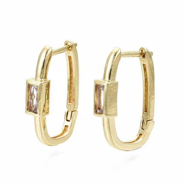 PandaHall Brass Micro Pave Clear Cubic Zirconia Huggie Hoop Earring, Nickel Free, Oval with Rectangle, Real 16K Gold Plated, 21.5x4.5x14.5mm...
PandaHall Brass Micro Pave Clear Cubic Zirconia Huggie Hoop Earring, Nickel Free, Oval with Rectangle, Real 16K Gold Plated, 21.5x4.5x14.5mm...