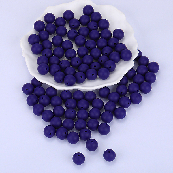 PandaHall Round Silicone Focal Beads, Chewing Beads For Teethers, DIY Nursing Necklaces Making, Midnight Blue, 15mm, Hole: 2mm Silicone...
PandaHall Round Silicone Focal Beads, Chewing Beads For Teethers, DIY Nursing Necklaces Making, Midnight Blue, 15mm, Hole: 2mm Silicone...