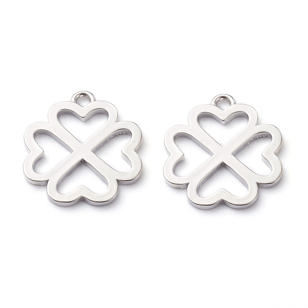 PandaHall Brass Pendants, Long-Lasting Plated, Clover, Platinum, 17x15x1mm, Hole: 1.5mm Brass Clover
PandaHall Brass Pendants, Long-Lasting Plated, Clover, Platinum, 17x15x1mm, Hole: 1.5mm Brass Clover