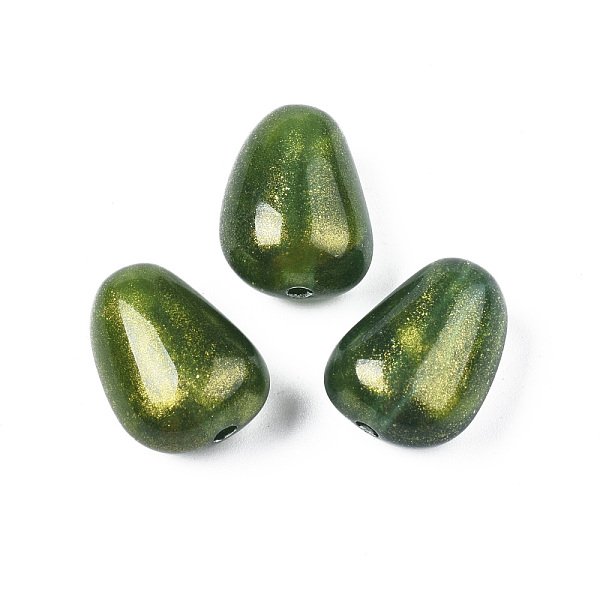 PandaHall Opaque Acrylic Beads, Two Tone Color, with Glitter Powder, Teardrop, Dark Green, 18x14x11mm, Hole: 2mm, about 280pcs/500g Acrylic...
PandaHall Opaque Acrylic Beads, Two Tone Color, with Glitter Powder, Teardrop, Dark Green, 18x14x11mm, Hole: 2mm, about 280pcs/500g Acrylic...