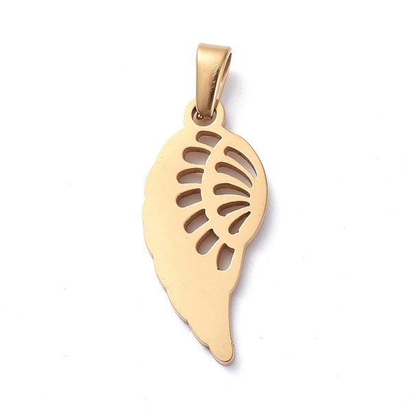 PandaHall 304 Stainless Steel Pendants, Leaf, Golden, 24x11x1.5mm, Hole: 6x2.5mm 304 Stainless Steel Leaf
PandaHall 304 Stainless Steel Pendants, Leaf, Golden, 24x11x1.5mm, Hole: 6x2.5mm 304 Stainless Steel Leaf