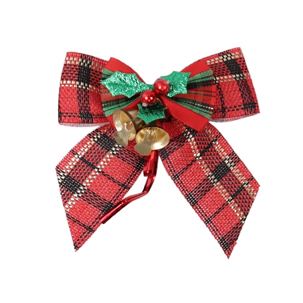 PandaHall Linen Tartan Pattern Bowknot with Bell Pendant Decoration, for Christmas Tree Hanging Ornaments, FireBrick, 80x80mm Linen Bowknot..., Red
PandaHall Linen Tartan Pattern Bowknot with Bell Pendant Decoration, for Christmas Tree Hanging Ornaments, FireBrick, 80x80mm Linen Bowknot..., Red