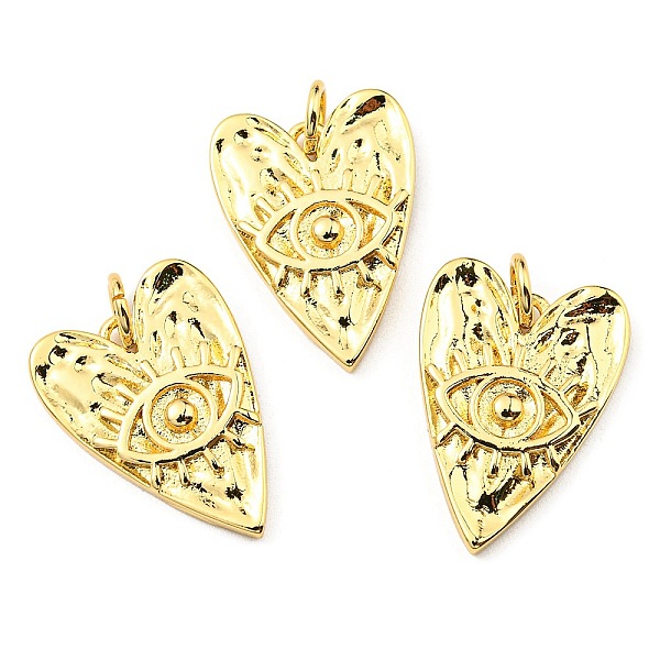 PandaHall Brass Pendants, with Jump Ring, Long-Lasting Plated, Lead Free & Cadmium Free, Heart with Eye Charm, Real 18K Gold Plated...
PandaHall Brass Pendants, with Jump Ring, Long-Lasting Plated, Lead Free & Cadmium Free, Heart with Eye Charm, Real 18K Gold Plated...