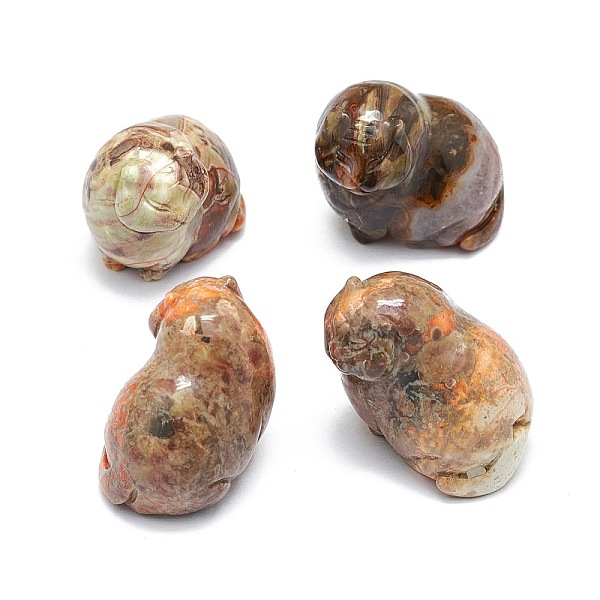 PandaHall Natural Ocean Jasper Sculpture Display Decorations, for Home Office Desk, Cat, 18~20x27~29x26~27mm Ocean Jasper Cat Shape
PandaHall Natural Ocean Jasper Sculpture Display Decorations, for Home Office Desk, Cat, 18~20x27~29x26~27mm Ocean Jasper Cat Shape