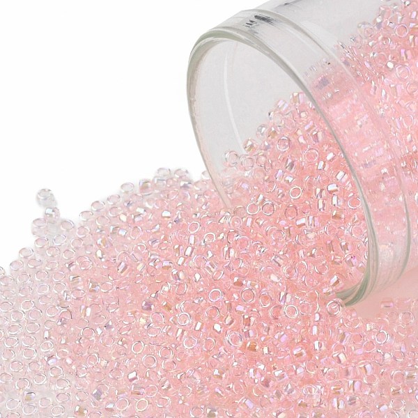 PandaHall TOHO Round Seed Beads, Japanese Seed Beads, (171L) Dyed Light Pink Transparent Rainbow, 15/0, 1.5mm, Hole: 0.7mm, about...
PandaHall TOHO Round Seed Beads, Japanese Seed Beads, (171L) Dyed Light Pink Transparent Rainbow, 15/0, 1.5mm, Hole: 0.7mm, about...