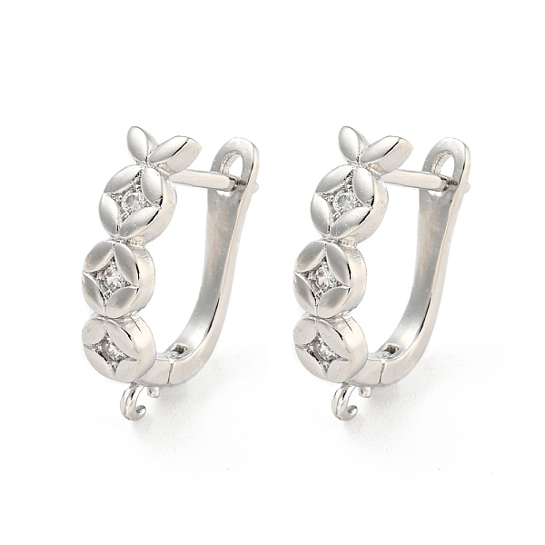 PandaHall Rack Plating Brass Micro Pave Cubic Zirconia Hoop Earring Findings, Cadmium Free & Lead Free, Long-Lasting Plated, Platinum...
PandaHall Rack Plating Brass Micro Pave Cubic Zirconia Hoop Earring Findings, Cadmium Free & Lead Free, Long-Lasting Plated, Platinum...