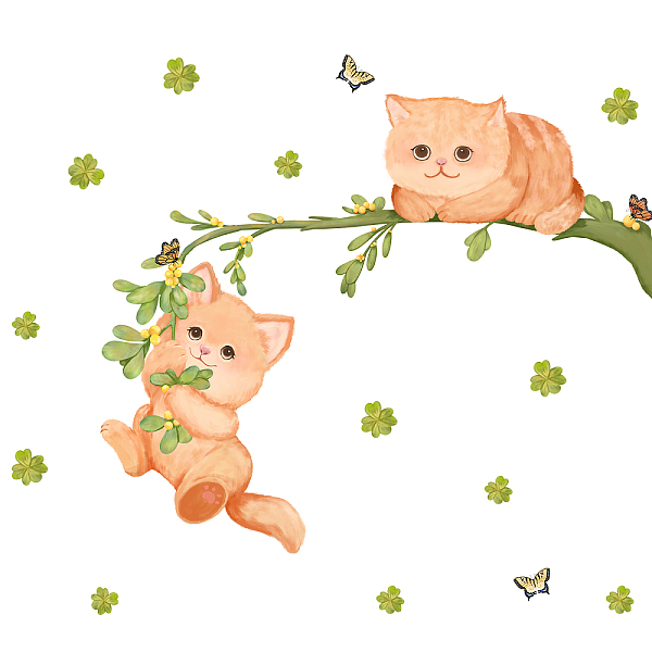 PandaHall SUPERDANT Cartoon Cat Wall Decals Cute Cat On The Tree Branches Wall Stickers Butterfly Decor Vinyl Girls Bedroom Decal Kids...
PandaHall SUPERDANT Cartoon Cat Wall Decals Cute Cat On The Tree Branches Wall Stickers Butterfly Decor Vinyl Girls Bedroom Decal Kids...