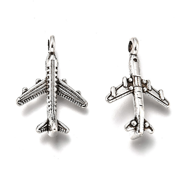 PandaHall Tibetan Style Alloy Pendants, Passenger Airplane, Cadmium Free & Lead Free, Antique Silver, 22x15x3mm, Hole: 2.5mm Alloy Vehicle
PandaHall Tibetan Style Alloy Pendants, Passenger Airplane, Cadmium Free & Lead Free, Antique Silver, 22x15x3mm, Hole: 2.5mm Alloy Vehicle