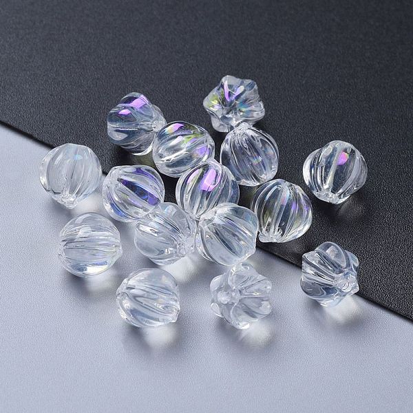PandaHall Transparent Glass Beads, with Glitter Powder, Pumpkin, Clear AB, 8.5x8mm, Hole: 1.2mm Glass Pumpkin White
PandaHall Transparent Glass Beads, with Glitter Powder, Pumpkin, Clear AB, 8.5x8mm, Hole: 1.2mm Glass Pumpkin White