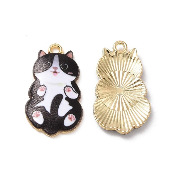 PandaHall Alloy Enamel Pendants, Light Gold, Cat, Black, 25x14x2.3mm, Hole: 1.6mm Alloy+Enamel Cat Shape Black
PandaHall Alloy Enamel Pendants, Light Gold, Cat, Black, 25x14x2.3mm, Hole: 1.6mm Alloy+Enamel Cat Shape Black