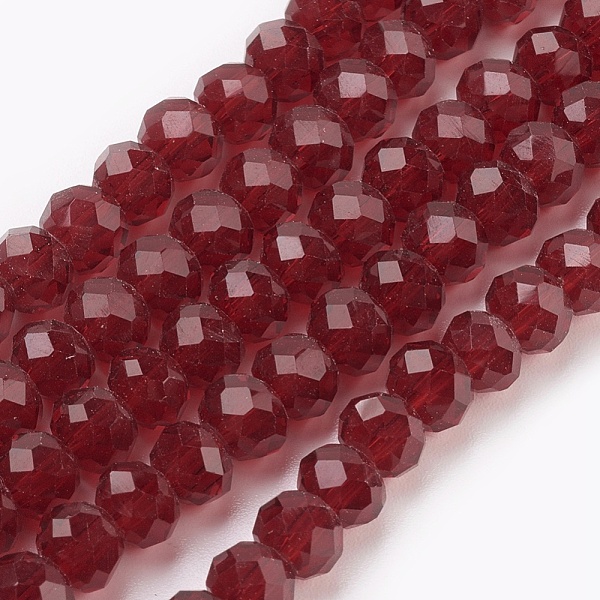 PandaHall Glass Beads Strands, Faceted, Rondelle, Dark Red, 6x4~5mm, Hole: 0.8~1mm, about 88~92pcs/strand, 15.5 inch~16 inch(39~45cm) Glass...
PandaHall Glass Beads Strands, Faceted, Rondelle, Dark Red, 6x4~5mm, Hole: 0.8~1mm, about 88~92pcs/strand, 15.5 inch~16 inch(39~45cm) Glass...