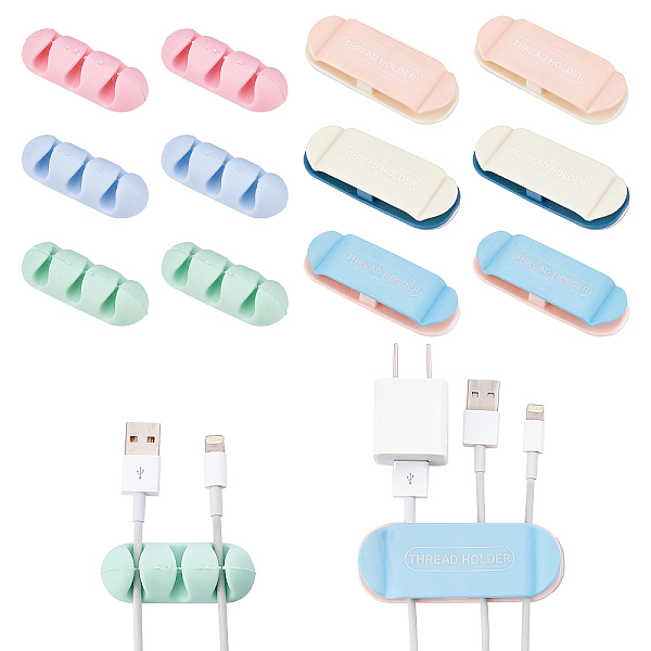 PandaHall CHGCRAFT 12Pcs 6 Style Plastic Adhesive Hooks, with Adhesive Tapes, Plastic Electric Wire Fixators Set, Mixed Color..., Multicolor
PandaHall CHGCRAFT 12Pcs 6 Style Plastic Adhesive Hooks, with Adhesive Tapes, Plastic Electric Wire Fixators Set, Mixed Color..., Multicolor