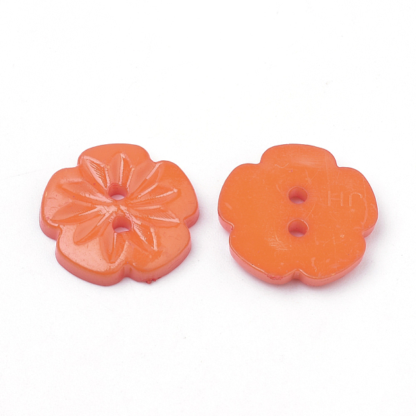 PandaHall 2-Hole Acrylic Buttons, Flower, Coral, 15x2.5mm, Hole: 1.5mm Acrylic Flower Red
PandaHall 2-Hole Acrylic Buttons, Flower, Coral, 15x2.5mm, Hole: 1.5mm Acrylic Flower Red
