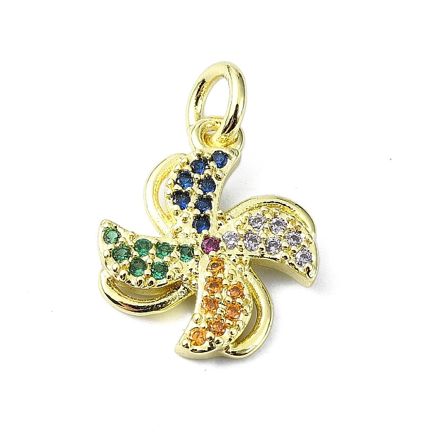 PandaHall Brass Micro Pave Colorful Cubic Zirconia Pendants, with Jump Ring, Windmill Charm, Real 18K Gold Plated, 14x11.5x2mm, Hole: 3mm..., Multicolor
PandaHall Brass Micro Pave Colorful Cubic Zirconia Pendants, with Jump Ring, Windmill Charm, Real 18K Gold Plated, 14x11.5x2mm, Hole: 3mm..., Multicolor