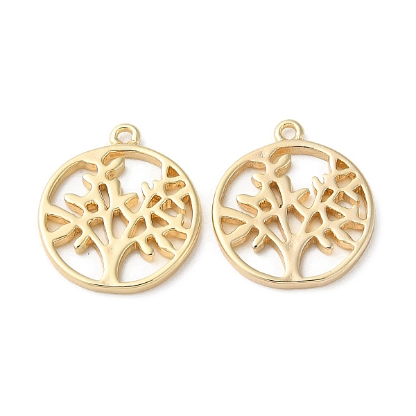PandaHall Brass Pendants, Round Ring with Tree Charms, Real 18K Gold Plated, 17x15x1.5mm, Hole: 1.2mm Brass Ring
PandaHall Brass Pendants, Round Ring with Tree Charms, Real 18K Gold Plated, 17x15x1.5mm, Hole: 1.2mm Brass Ring