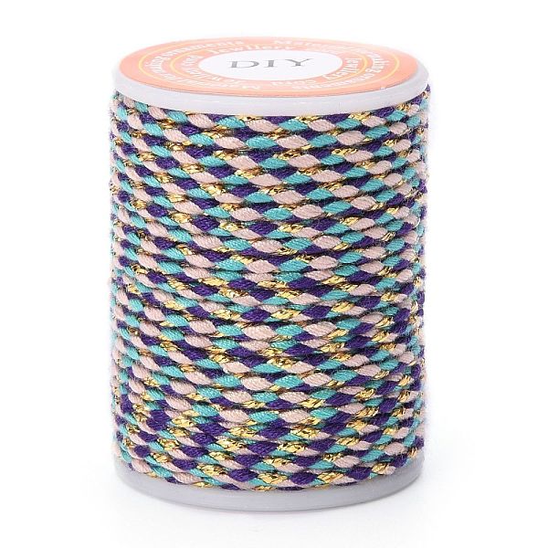 PandaHall 4-Ply Polycotton Cord Metallic Cord, Handmade Macrame Cotton Rope, for String Wall Hangings Plant Hanger, DIY Craft String..., Purple
PandaHall 4-Ply Polycotton Cord Metallic Cord, Handmade Macrame Cotton Rope, for String Wall Hangings Plant Hanger, DIY Craft String..., Purple