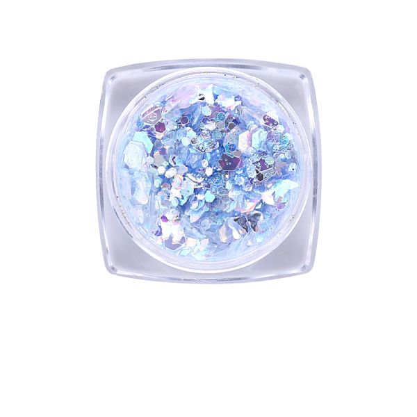 PandaHall Shiny Nail Art Decoration Accessories, with Glitter Powder and Sequins, DIY Sparkly Paillette Tips Nail, Deep Sky Blue...
PandaHall Shiny Nail Art Decoration Accessories, with Glitter Powder and Sequins, DIY Sparkly Paillette Tips Nail, Deep Sky Blue...