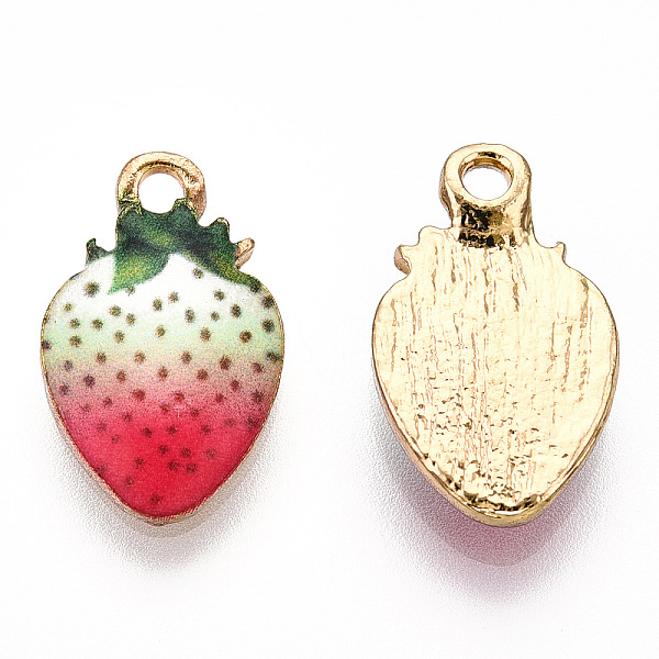 PandaHall Printed Alloy Pendants, Lead Free & Cadmium Free & Nickel Free, Strawberry Charm, Light Gold, Honeydew, 17x10.5x2.5mm, Hole: 1.8mm..., Green
PandaHall Printed Alloy Pendants, Lead Free & Cadmium Free & Nickel Free, Strawberry Charm, Light Gold, Honeydew, 17x10.5x2.5mm, Hole: 1.8mm..., Green