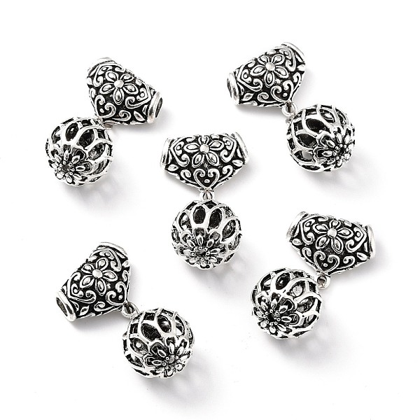 PandaHall Tibetan Style Alloy European Dangle Charms, Large Hole Pendants, Round, Antique Silver, 46mm, Hole: 5.5x4.9mm Alloy Round
PandaHall Tibetan Style Alloy European Dangle Charms, Large Hole Pendants, Round, Antique Silver, 46mm, Hole: 5.5x4.9mm Alloy Round