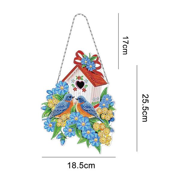 PandaHall DIY Plastic Hanging Sign Diamond Painting Kit, for Home Decorations, Flower with Bird, Mixed Color, 255x185mm Plastic Bird..., Multicolor
PandaHall DIY Plastic Hanging Sign Diamond Painting Kit, for Home Decorations, Flower with Bird, Mixed Color, 255x185mm Plastic Bird..., Multicolor