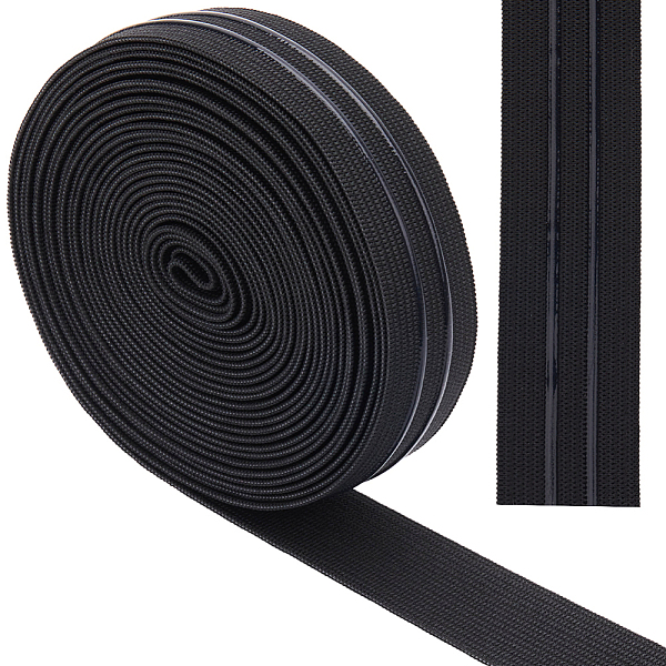 PandaHall Gorgecraft Flat Polyester Non-Slipped Elastic Cord, Silicone Gripper Elastic Band, Clothes Accessories, Black, 25mm Elastic Fibre...
PandaHall Gorgecraft Flat Polyester Non-Slipped Elastic Cord, Silicone Gripper Elastic Band, Clothes Accessories, Black, 25mm Elastic Fibre...