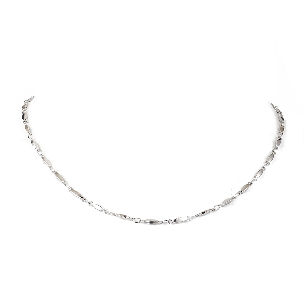 PandaHall 304 Stainless Steel Oval link Chain Necklaces, Stainless Steel Color, 17.95 inch(45.6cm) 304 Stainless Steel Oval
PandaHall 304 Stainless Steel Oval link Chain Necklaces, Stainless Steel Color, 17.95 inch(45.6cm) 304 Stainless Steel Oval