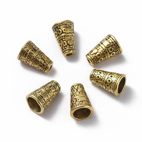 PandaHall Tibetan Style Bead Cone, Antique Golden Color, Lead Free & Nickel Free & Cadmium Free, Cone, Size: about 7mm wide, 10mm long, hole...
PandaHall Tibetan Style Bead Cone, Antique Golden Color, Lead Free & Nickel Free & Cadmium Free, Cone, Size: about 7mm wide, 10mm long, hole...