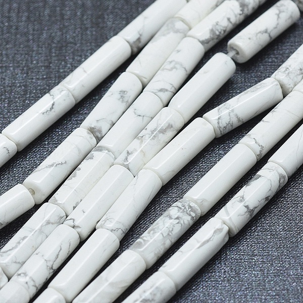 PandaHall Natural Howlite Beads Strands, Column, 11~15x3.5~4.5mm, Hole: 1~1.2mm, about 28~30pcs/strand, 15.1~15.9 inch(38.5~40.5cm) Howlite...
PandaHall Natural Howlite Beads Strands, Column, 11~15x3.5~4.5mm, Hole: 1~1.2mm, about 28~30pcs/strand, 15.1~15.9 inch(38.5~40.5cm) Howlite...